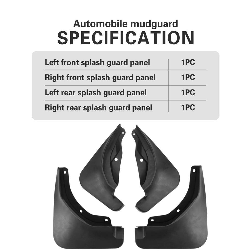 Compatible Mud Flaps for 2024 AITO M5 SUV with HarmonyOS
