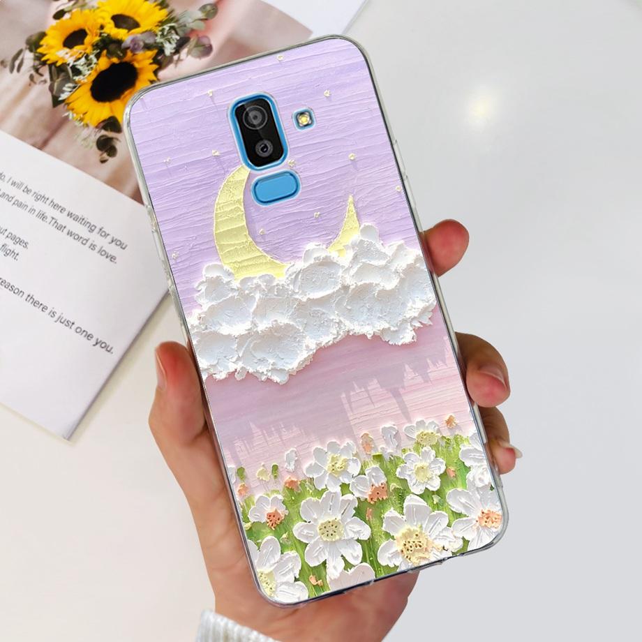 Для Samsung Galaxy J8 2018 Мягкий силиконовый чехол для телефона для Samsung J8 2018 J810F J810 Задняя крышка для Samsung J8 J 8 2018 Прозрачный чехол