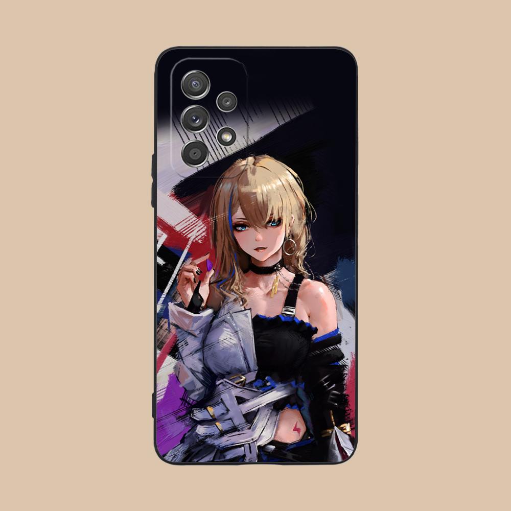HSR Serval Матовый ТПУ Чехол для Мобильного Телефона для Samsung Galaxy A56 55 54 53 52 51 36 35 34 23 16 15 5G Цветной Чехол
