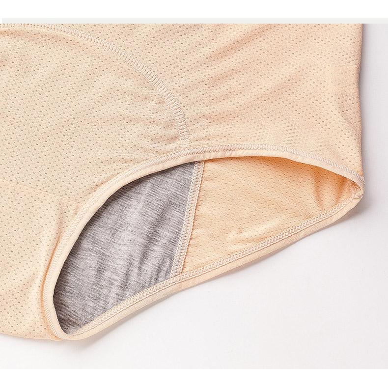 Женские герметичные менструальные трусики, физиологические брюки, нижнее белье, хлопковые водонепроницаемые трусы больших размеров