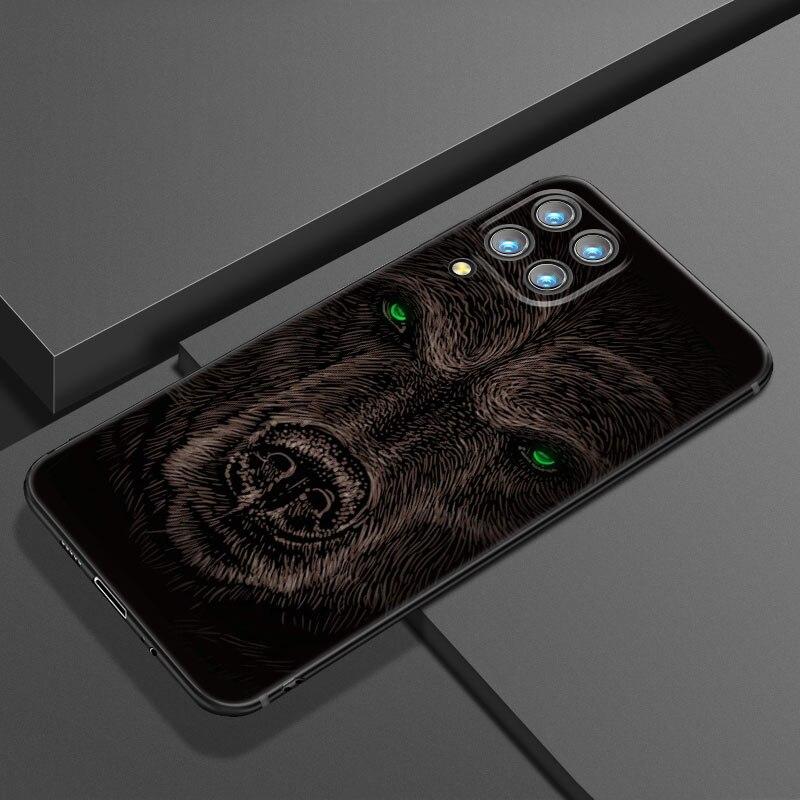 Lion Wolf Tiger Bear Rabbit Phone Case For Samsung A21 A30 A50 A52 S A13 A22 A32 4G A23 A33 A53 A73 5G A12 A31 A51 A70 A71 A72