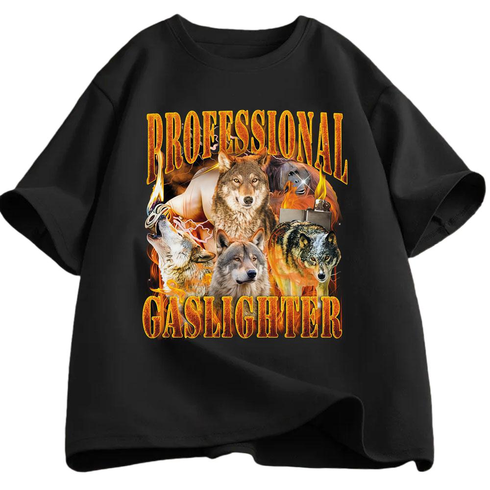 Houston We Have Many Interesting Raccoon Tshirts for Men and Women Casual Cotton Street Y2K Mens Tshirts