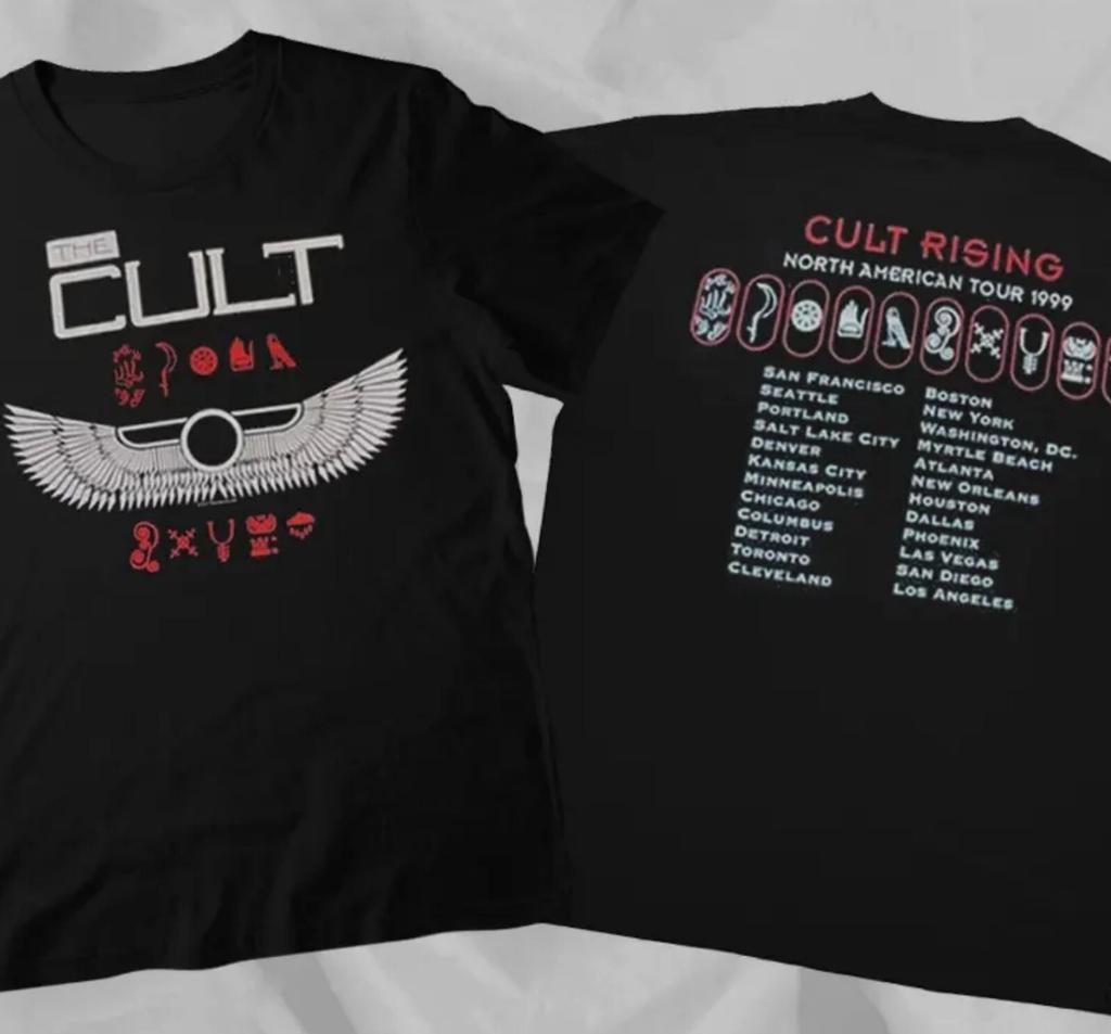The Cult Rising 1999 Tour Music T-Shirt Unisex For Fans S-5XL