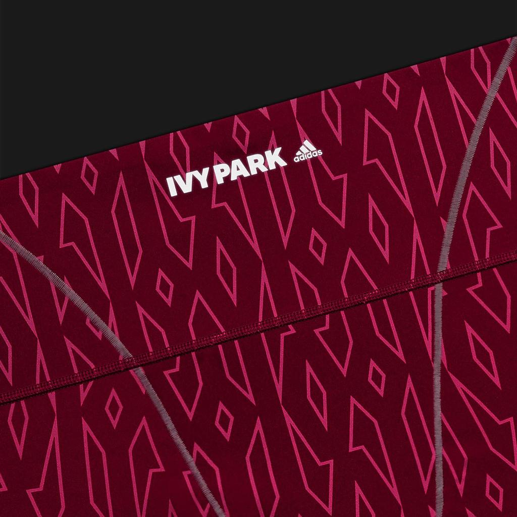 adidas Короткие колготки Ivy Park с монограммой Ярко-розовые H21149