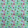 Cotton Flex Light Blue Fabric With Floral Sewing Material Print Fabric By The Yard 40 Inch