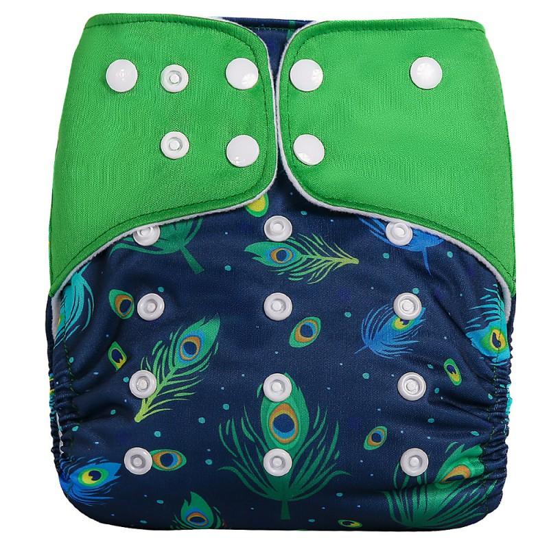 Reusable Washable Training Pants Toddlers Breathable Leak-Proof Diaper Cover With Waterproof Crotch Adjustable Size