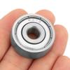 10Pcs Double Sided Seal Bearing Steel Deep Groove Pulley Wheel Ball Bearing 637 ZZ