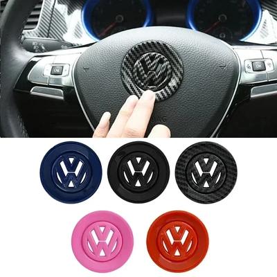 Для VW Volkswagen Jetta MK5 Golf 3D ABS Полый Накладка-эмблема на центр руля автомобиля для Volkswagen Passat MK6 MK7 CC Pol