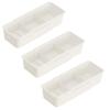 Ideamall Storage Box, Kitchen Storage, Expandable Drawer Storage, 27*9.7*6.3cm, Set of 3