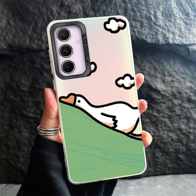 Чехол для телефона Samsung S24 Ultra S23 Plus S22 S21 S20 FE A55 A54 A53 A35 A34 A32 A25 A24 A15 A14 A13 5G противоударный бампер градиентный чехол Aurora