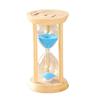 I'm So Happy 3-minute Hourglass, Wooden Sand Timer, Stylish Interior Decoration, Cute, Sauna, Kids, Time Management (blue, 5-minute)