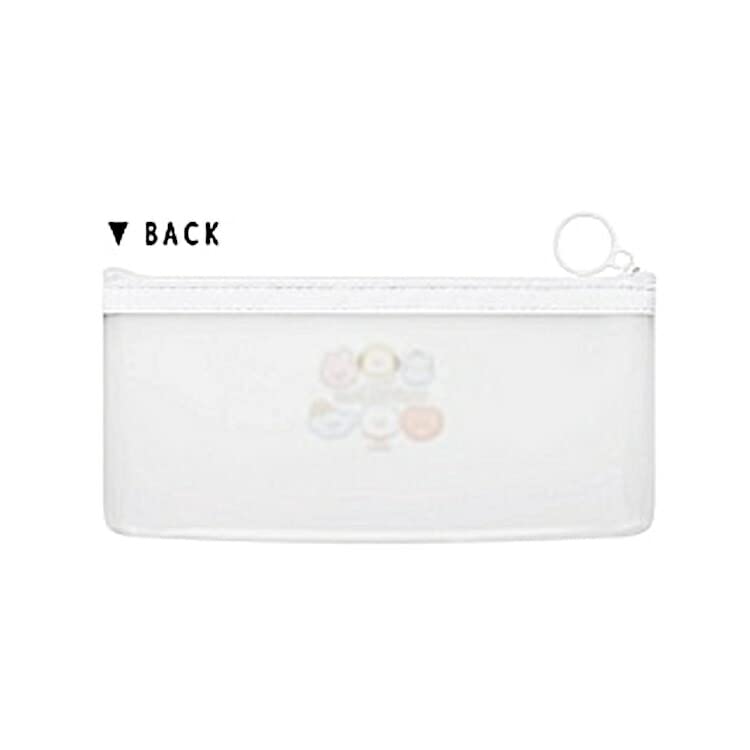 Kamiojapan BT21 Прозрачный плоский пенал Лицо