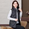 Пожилой и пожилой Осенне-зимний жилет на подкладке, женский короткий жилет, новый наряд для бабушки
