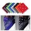 Sports Supplies Neck Scarf Handkerchief Printed Square Scarves Wristband Paisley Bandana Hair Band