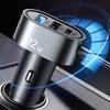 Joyroom High-Power 72W Dual Port Car Charger with 2xPD & 2xQC3.0, 1.5m USB-C Cable, Black Model JR-CL05