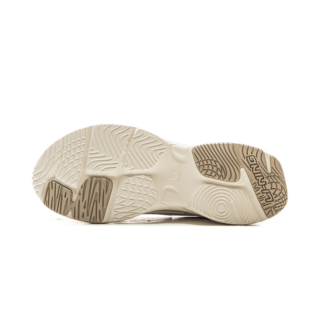 Li Ning Meteor Versatile Retro Dad Shoes Thick Sole Height Increasing Shock Absorption Non-Slip Wear-Resistant Support Low-Top Casual Shoes AGCV358-3