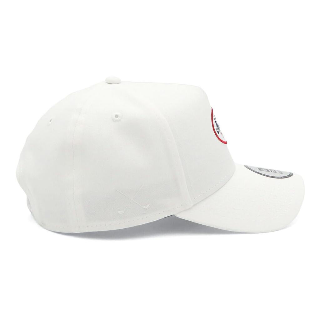 Кепка для гольфа из хлопка, моющаяся, белая, БЕСПЛАТНО GF 940AF SCW ОВАЛЬНЫЙ ЛОГОТИП WHI 14391381 NER36G5585 [New Era] 9FORTYA-Frame