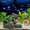 Украшения для аквариумов из смолы с реалистичными украшениями для дома, офиса, отеля в горах для создания подводной атмосферы