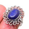 Lapis Lazuli Handmade 925 Sterling Silver Jewelry Ring Size 8 d2A84