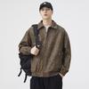 Мужской пиджак тай-дай ретро мода новый лацкан тренд молодежный осенне-зимний свободный повседневный