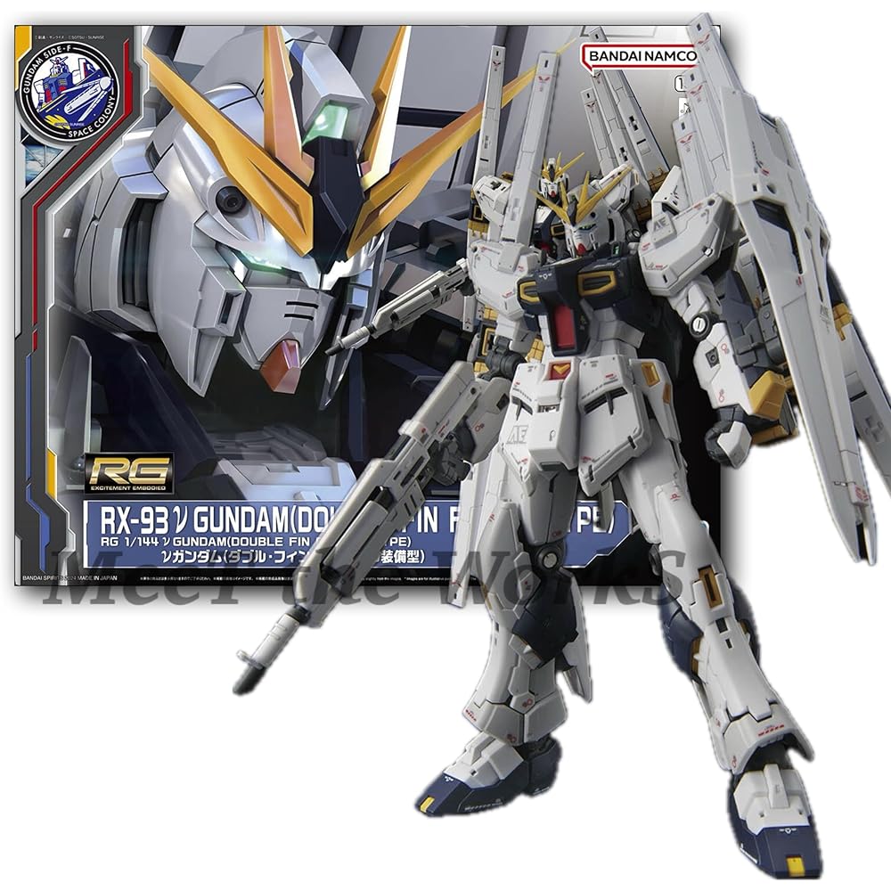RG 1/144 v Гандам с оборудованием Double Fin Funnel Набор для сборки Мобильный доспех Атака Шара Сторона-F Фукуоки