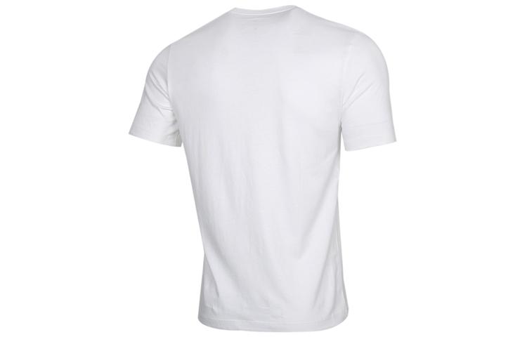 Nike T Shirts Men's White Crew Neck Moderate Straight Fit CW0482-100