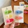 Korean Candy Colored Flower Small Hair Clip for Women Cute Sweet Side Hairpin BB Clip Girls Fresh Hair Accessories