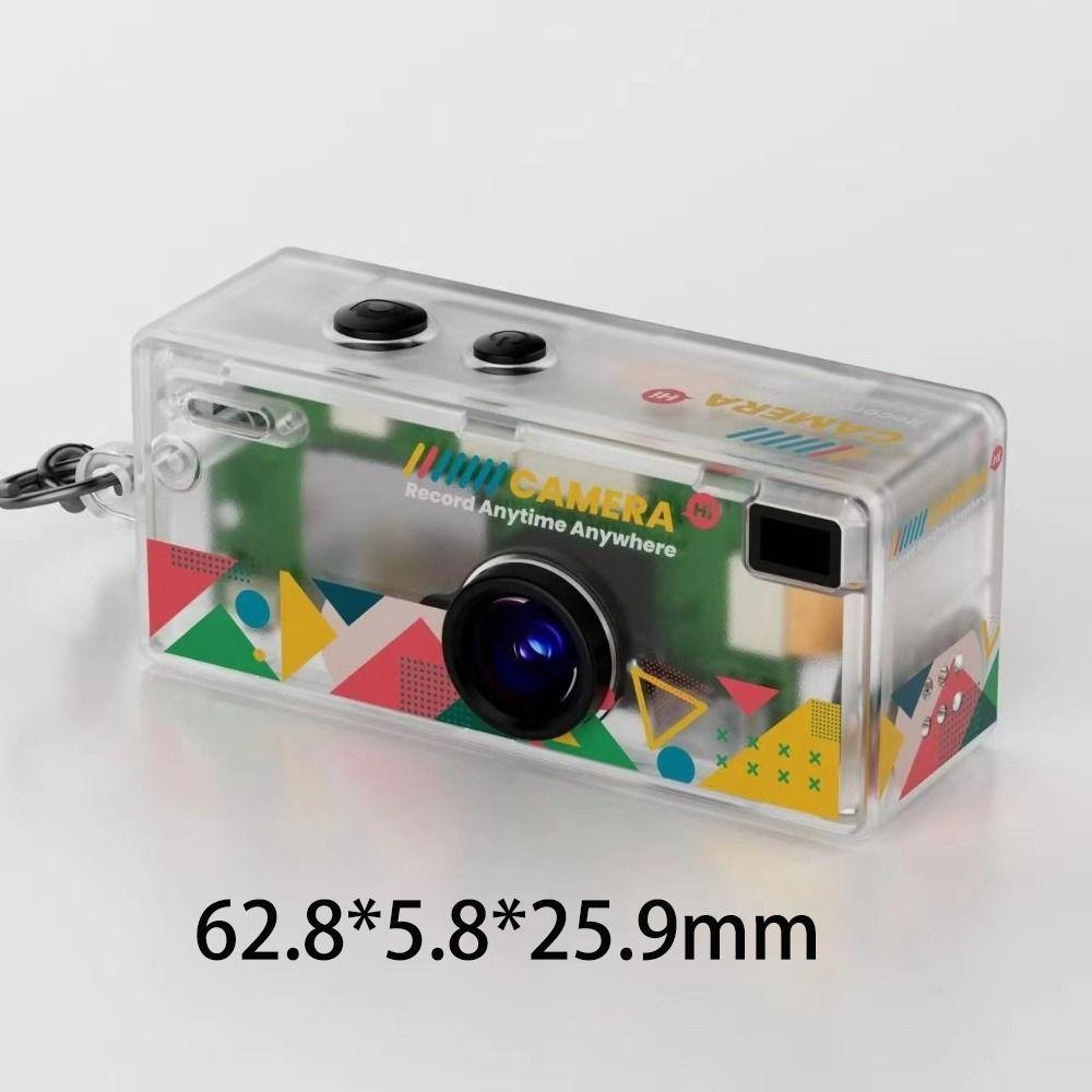 Прозрачный брелок Камера-большой палец Мини с записью видео 1080P HD Подвеска для рюкзака Цифровая камера CCD Камера для активного отдыха