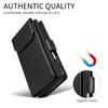 For Samsung Galaxy S25 FE Case with Multi-Card Holder and Strap PU Leather Phone Cover Stand