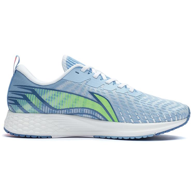 Li Ning Red Hare 1 Амортизирующие Нескользящие Низкие Беговые Кроссовки Мужские Сине-Белые ARMR021-6