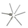 6 Pcs Tungsten Carbide Burrs Rotary Burr Set Head Die Grinder Bit
