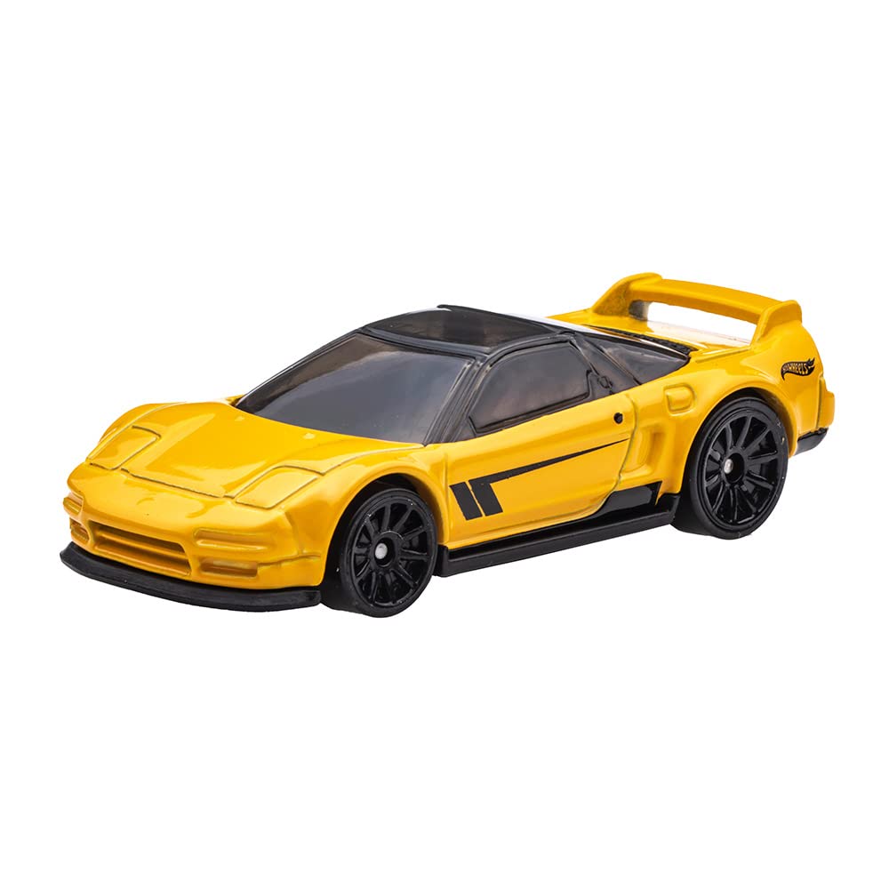 Hot Wheels Basic Car Acura NSX HHF60 Yellow '90 [Ages 3+] 1/64