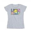 Womens/Ladies The Lion King Pattern Logo Cotton T-Shirt