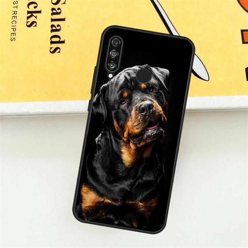 Чехол для телефона Huawei Nova Y61 Y73 Y70 Y72 Y60 Y90 Y91 7i 8i 11i 12i 12s 9 10 SE P20 P30 P40 Lite с изображением собаки породы ротвейлер