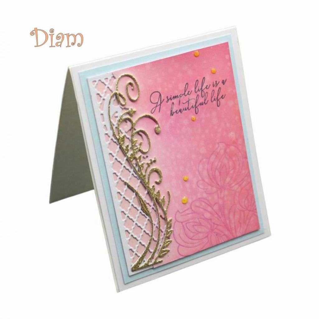 Blackhors Flower Backdrop Metal Cutting Dies DIY Scrapbook Paper Cards Album Photo Craft