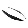2 Pcs Headlight Eyebrow Left Right Front Light Eyelid Cover Trim for 5 Series F10 Pre?LCI 2010 To