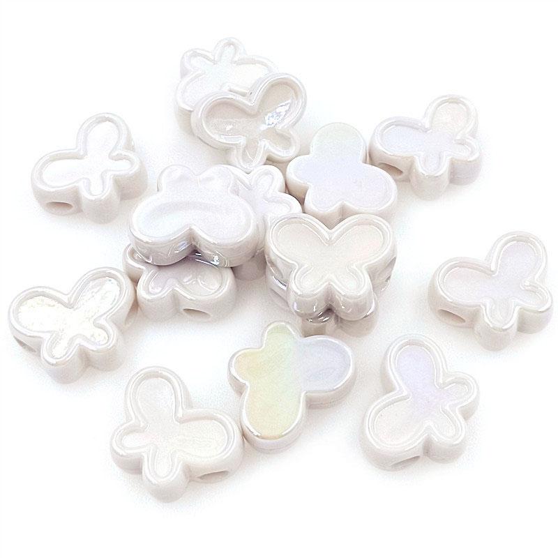 High Quality Acrylic Necklace Handmade Materials Jewelry Accessories DIY UV Dazzle Butterfly Loose Beads 5Pcs Fashion Bracelet