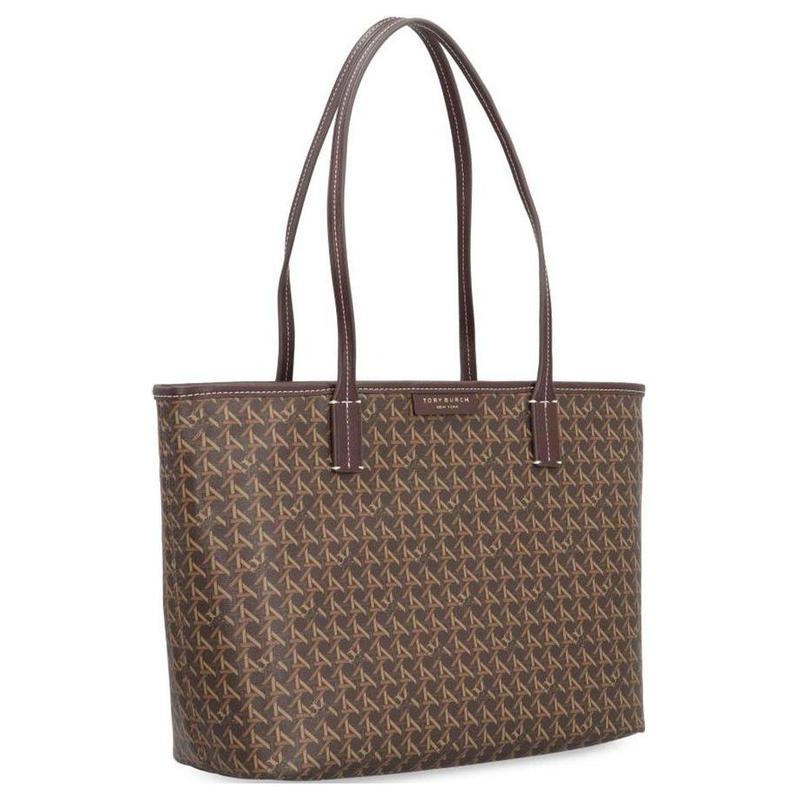 TORY BURCH Tangli Baiqi Ever-Ready Series Fully Printed Retro Pattern Coated Canvas Canvas Bag Tote Bag Tote Bag Shopping Bag Handbag Small 147748-207