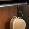 1Pc  Metal Hat Organizer Hat Racks Open Hook Wardrobe Spa Saving Design Hanger for Home Dormitory Hat Organization C