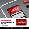 Carbon Fiber Start-Stop Engine Button Sticker for Volkswagen Golf 8 MK8 2020-2023 Interior Decal