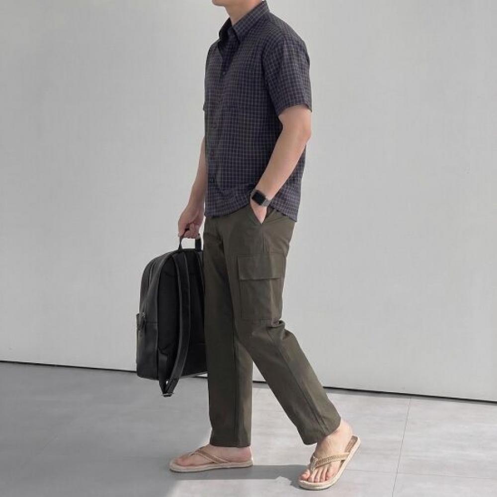 Onl Men Cargo Refrigerator Pants Wide Pants Tapered Fit