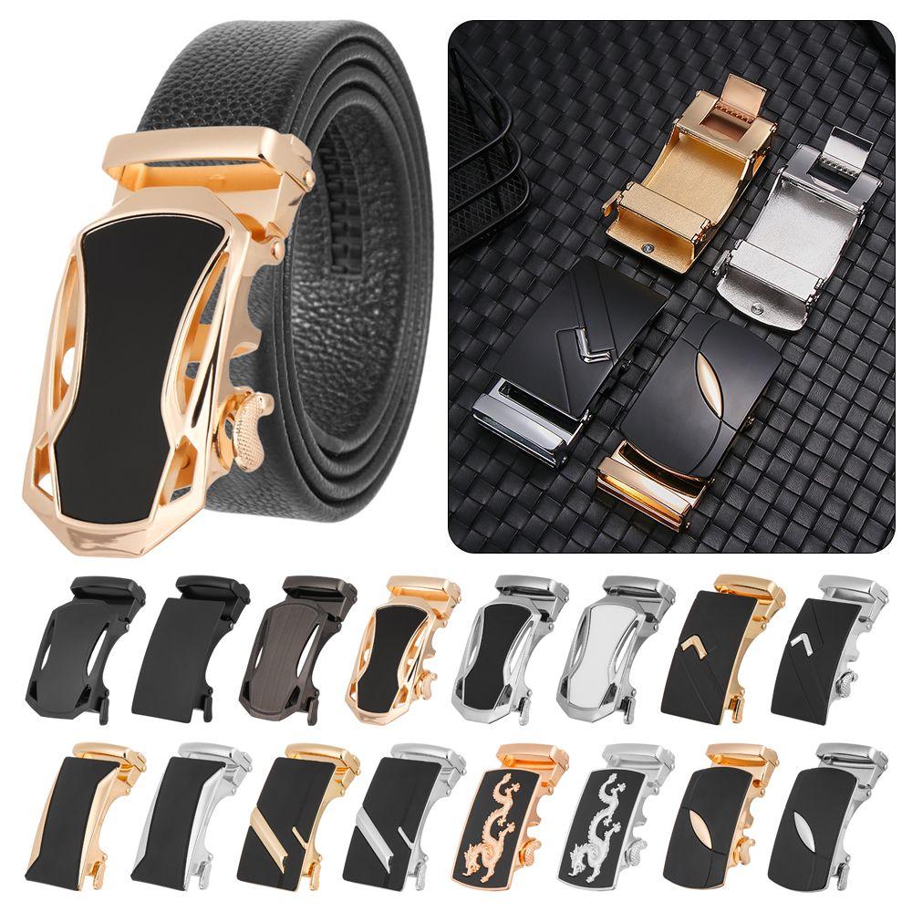 Buckle Slide Belt Strap Buckle Leisure Belt Head Men's Belt Head Belt Buckle Business Accessories
