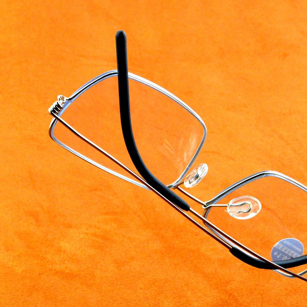 Безвинтовые медицинские носовые упоры из титанового сплава, противоскользящие дужки, 12-слойные линзы ручной работы, очки для чтения с покрытием от +0,75 до +4