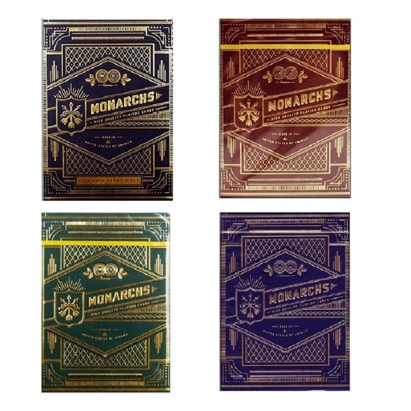 Theory11 Green Monarch Игральные карты USPCC Bicycle Monarchs Колода Карточные игры Волшебные трюки
