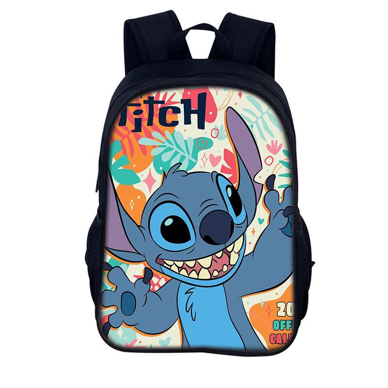 Детский рюкзак Stitch из полиэстера для ежедневного использования и хранения