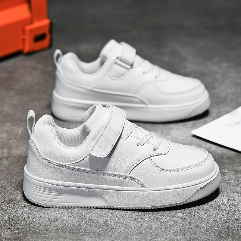 Детская спортивная обувь, детская белая спортивная обувь, водонепроницаемая ПУ, сверхлегкая спортивная обувь для девочек