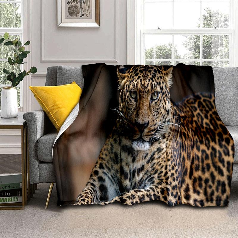 Одеяло с рисунком зверя, леопарда, гепарда, мягкое одеяло для дома, спальни, кровати, дивана, пикника, путешествия, офиса, одеяло, детское одеяло