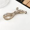 Bow Banana Clip Vertical Clip Elegant Style Ponytail Fixing Wonder ClipHigh-end Ladies' Hair Accessory