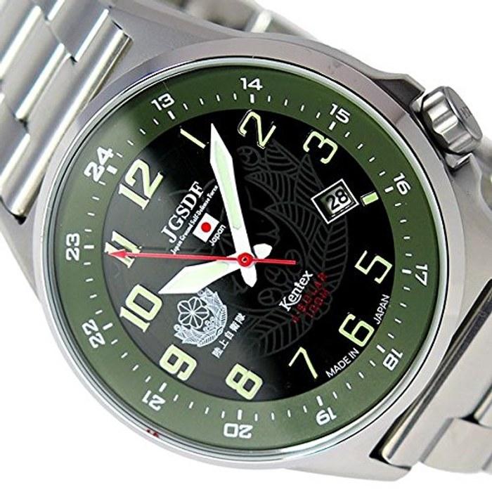 KENTEX JSDF Solar 100m Waterproof Metal Band Watch (S715M-04/05/06) Men's Size