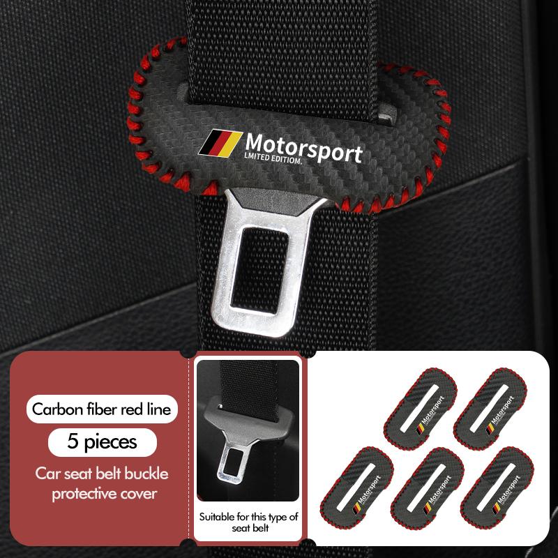 Universal Car Seat Belt Protector Buckle Clip Anti-Scratch Cover For BMW M E84 F10 F20 F15 F25 iX iX1 iX2 iX3 iX5